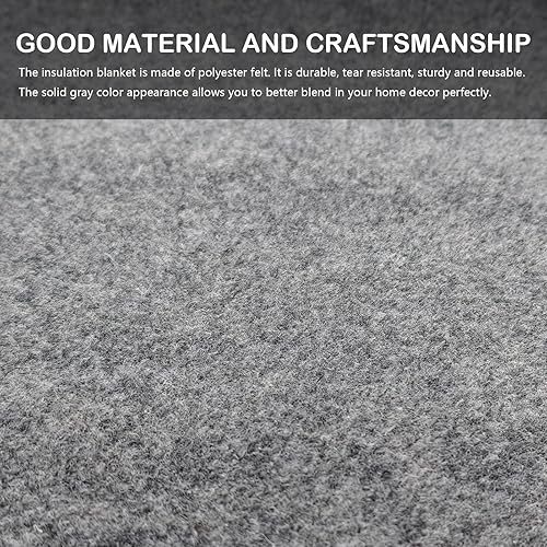 Miniatura 6 de 1 manta aislante gruesa para lavavajillas, aislamiento acústico de poliéster, manta de fieltro de poliéster aislante de tubería para lavavajillas,