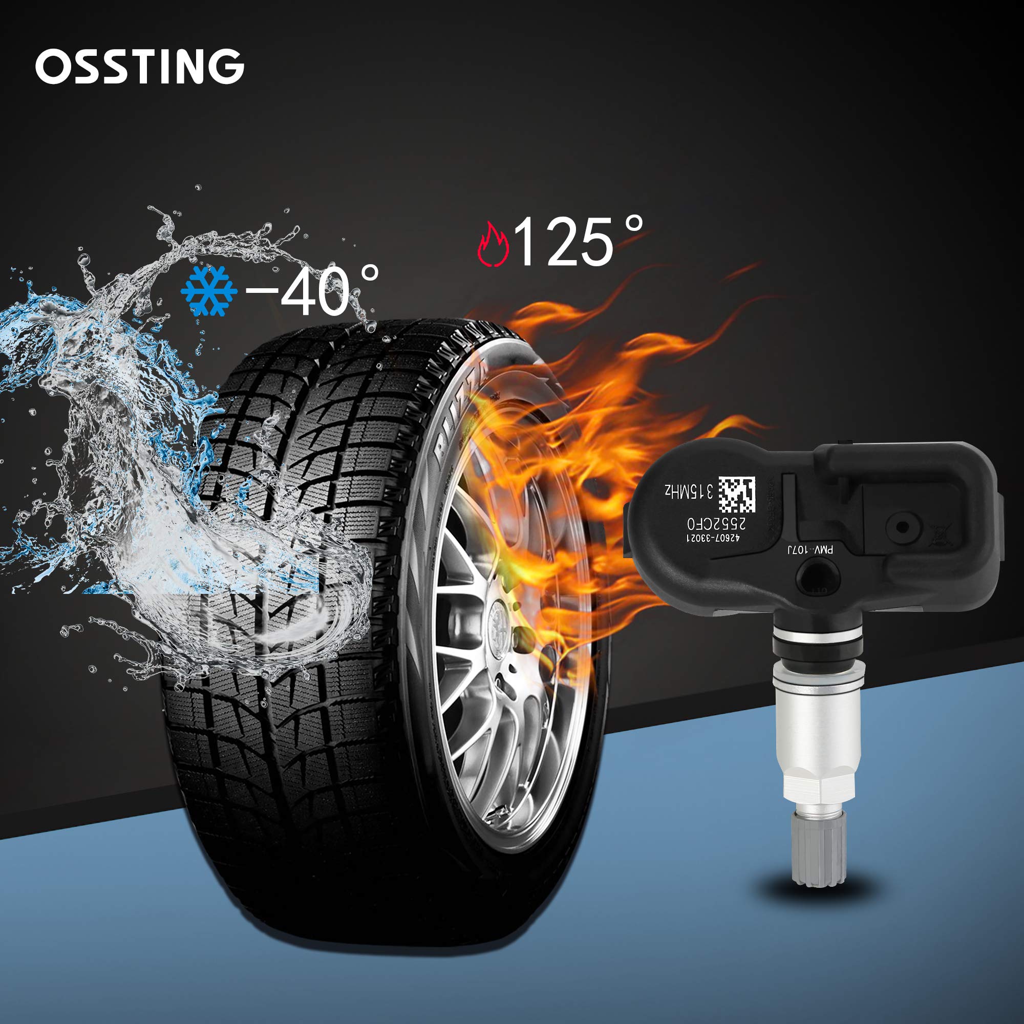 Amazon.co.jp: OSSTING トヨタ TPMSセンサー 315MHZ 42607-33021