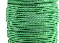 Vista 65 de KONMAY 1 rollo de cuerda de nailon para hacer pulseras de 150 yardas, trenzado de nailon Shamballa Macramé/cordón de cuentas de 0.4mm, cordón