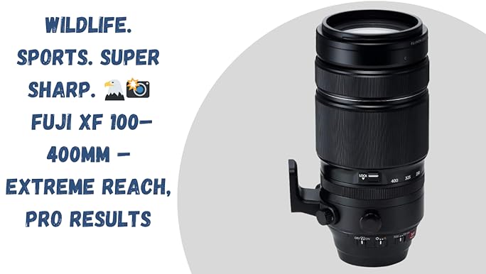 Amazon.com : Fujifilm XF 100-400mm f/4.5-5.6 R LM OIS WR