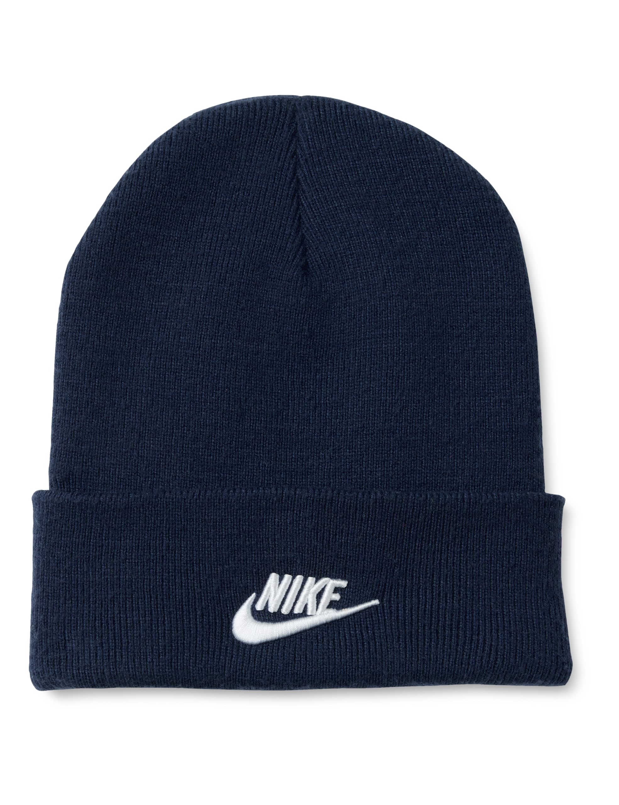 Nike Midnight Navy/White Kids Peak Tc Fut Beanie Hat, One Size