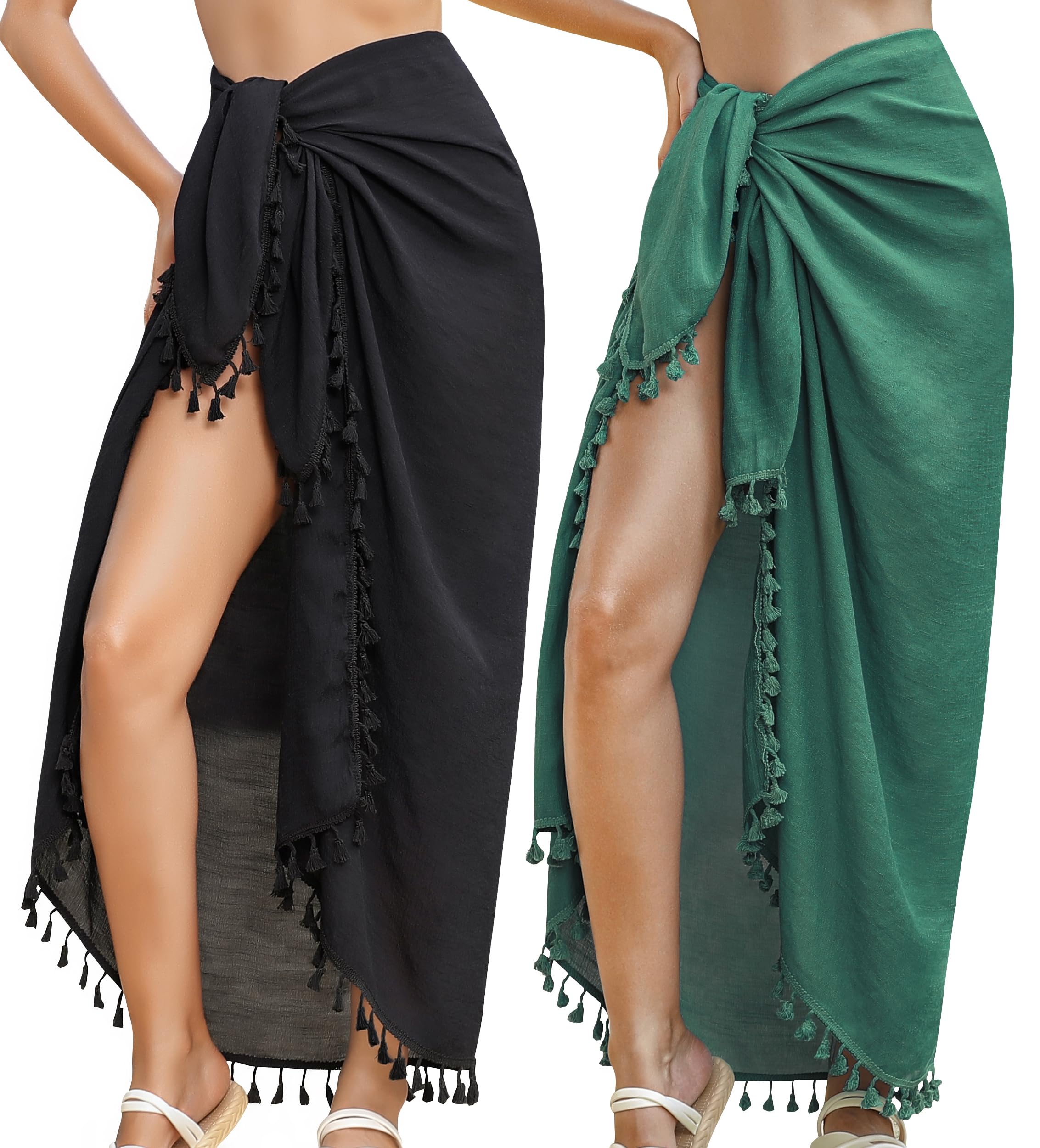 Rossopesca Pareo para mujer, salida de baño para cubrir el bikini, traje de baño, bufanda, pareo, playa, falda envolvente