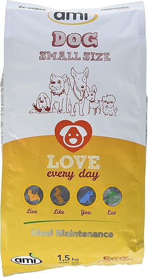 Amazon Co Jp Ami ドッグフード Dog Food ベジタリアン 小粒 1 5kg 小型犬用 正規輸入品 Dog Food アレルギーフリー 天然植物成分 防腐剤 無添加 ペット用品