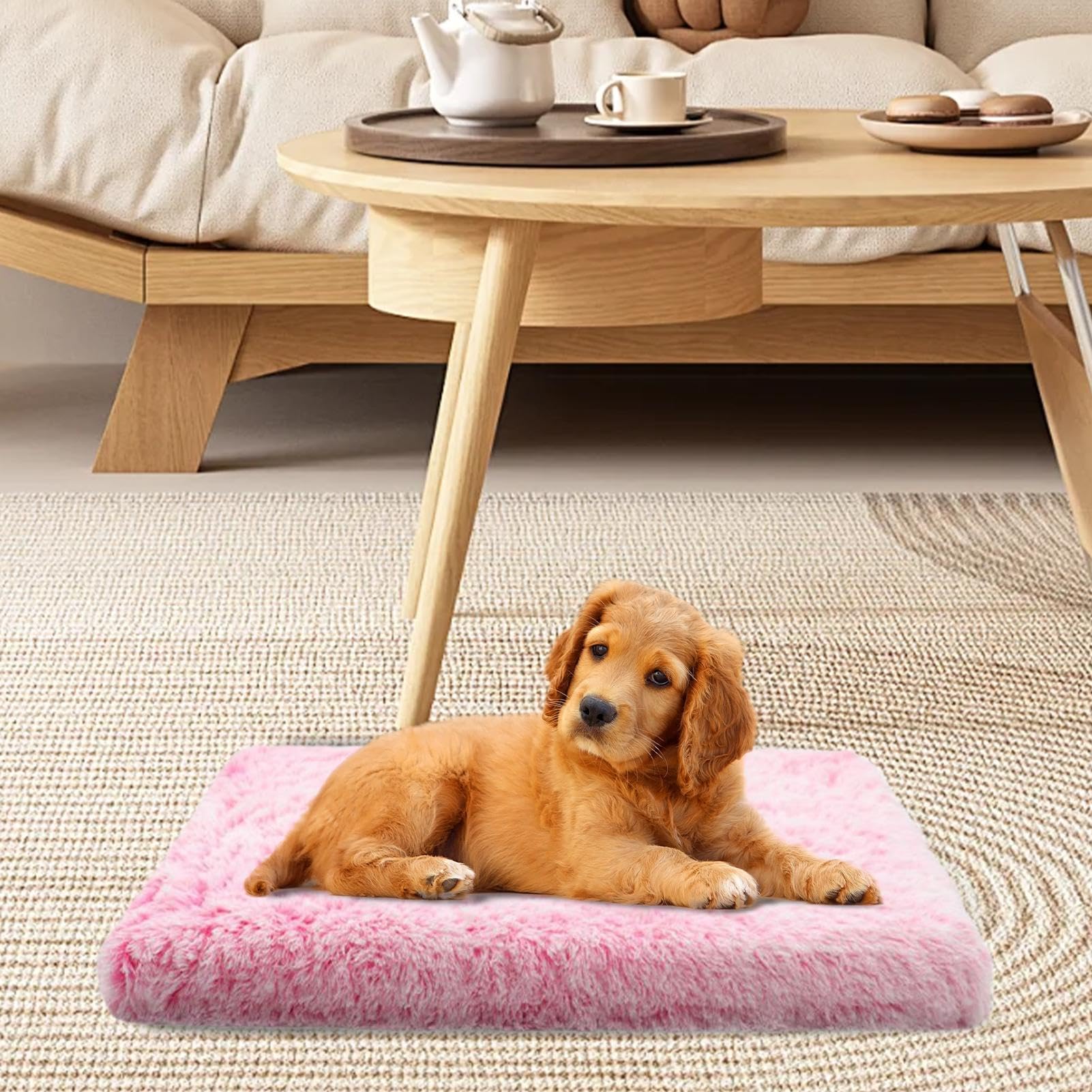 Tapis Chauffant Pour Animaux Coussin En Peluche | Tapis Chauffant Imperméable Pour Animaux pour le Confort en Temps Froid, le Sommeil et le Repos à la Maison, ainsi que la