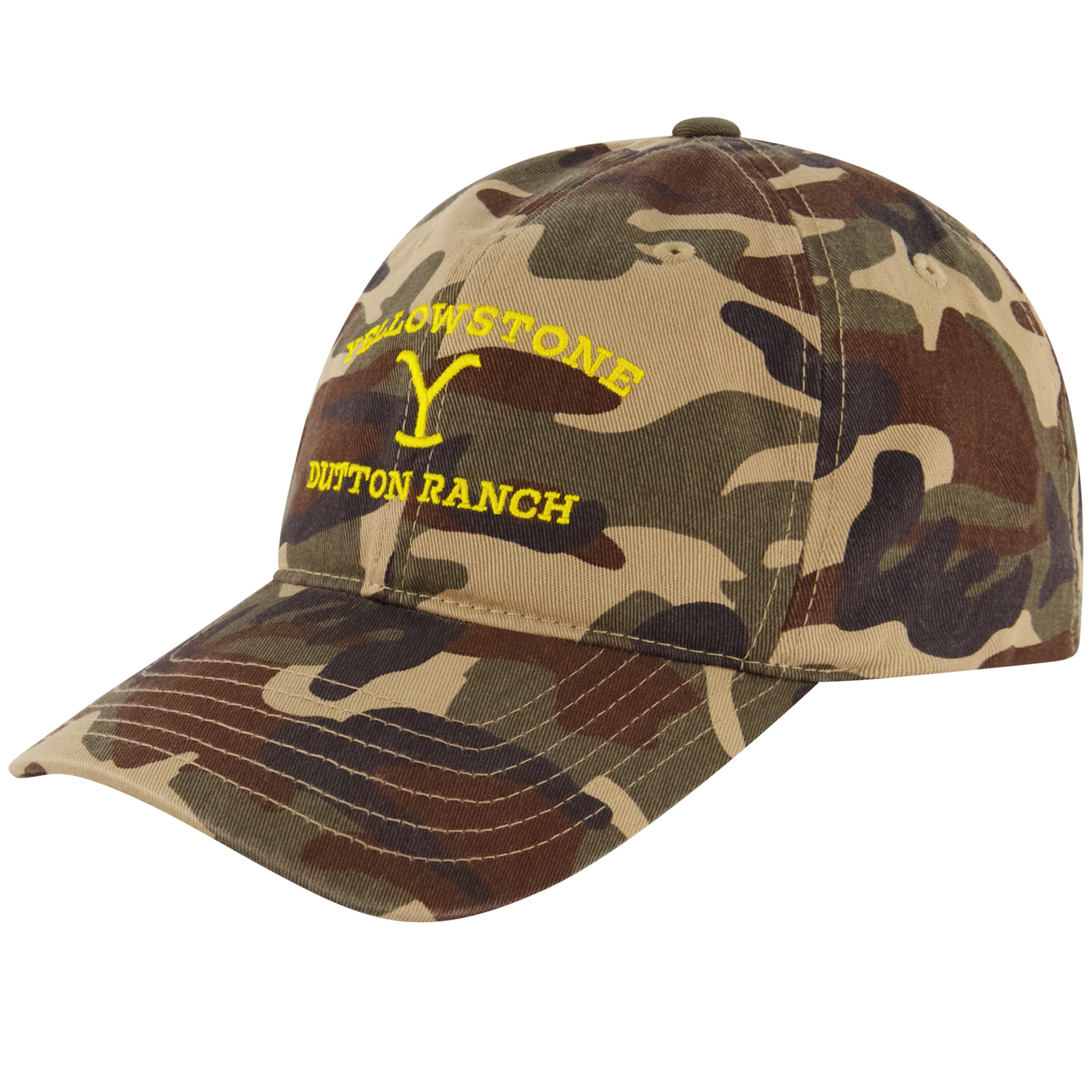 Yellowstone Dad Hat, Dutton Ranch Adjustable Baseball Cap with Curved Brim