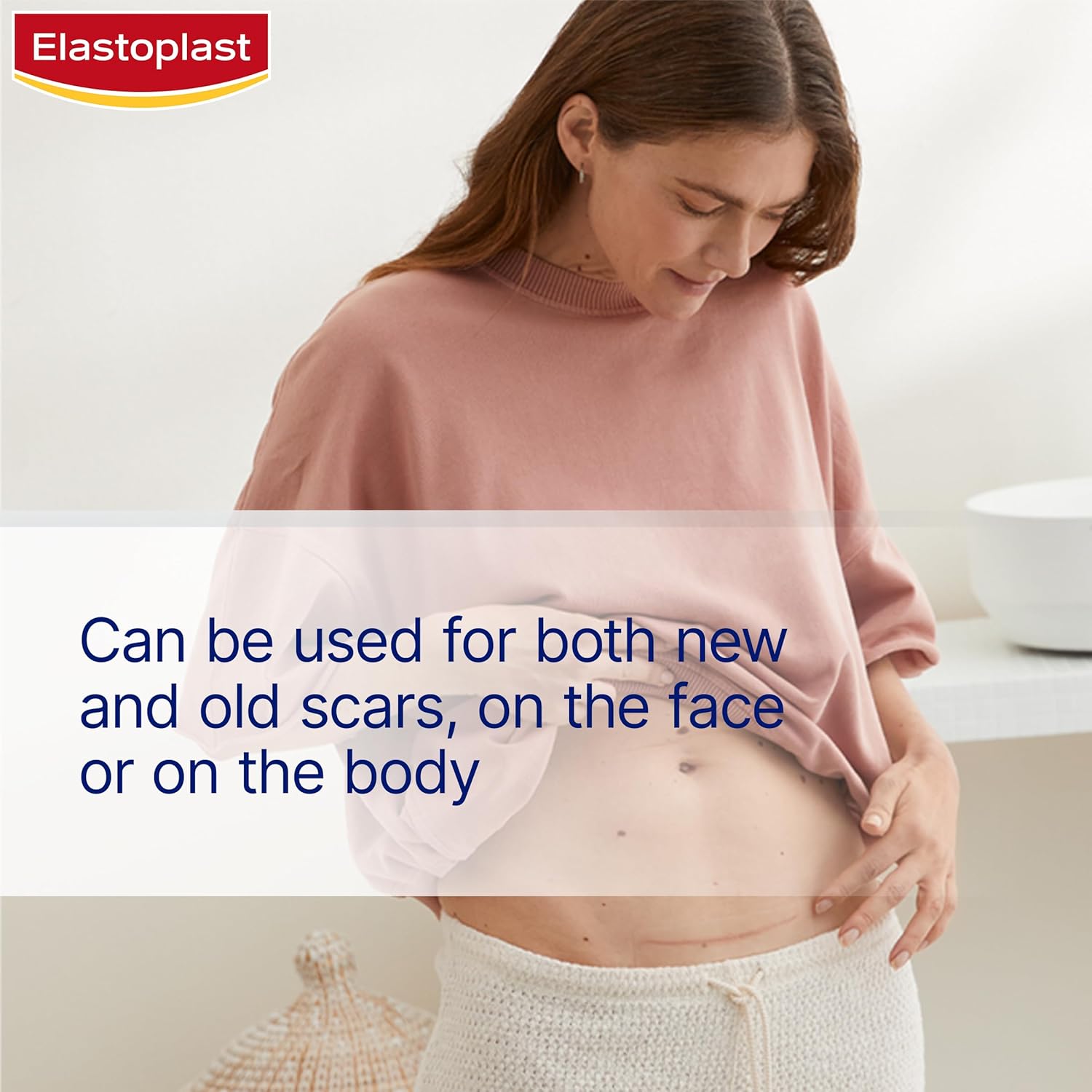 Elastoplast Scar Reducer Plasters (21 Pieces), Quick and Convenient Scar Cover Up Treatment, Scar Sheets to Reduce Visbility of Scars, Scar Plaster Pack for Quick Results