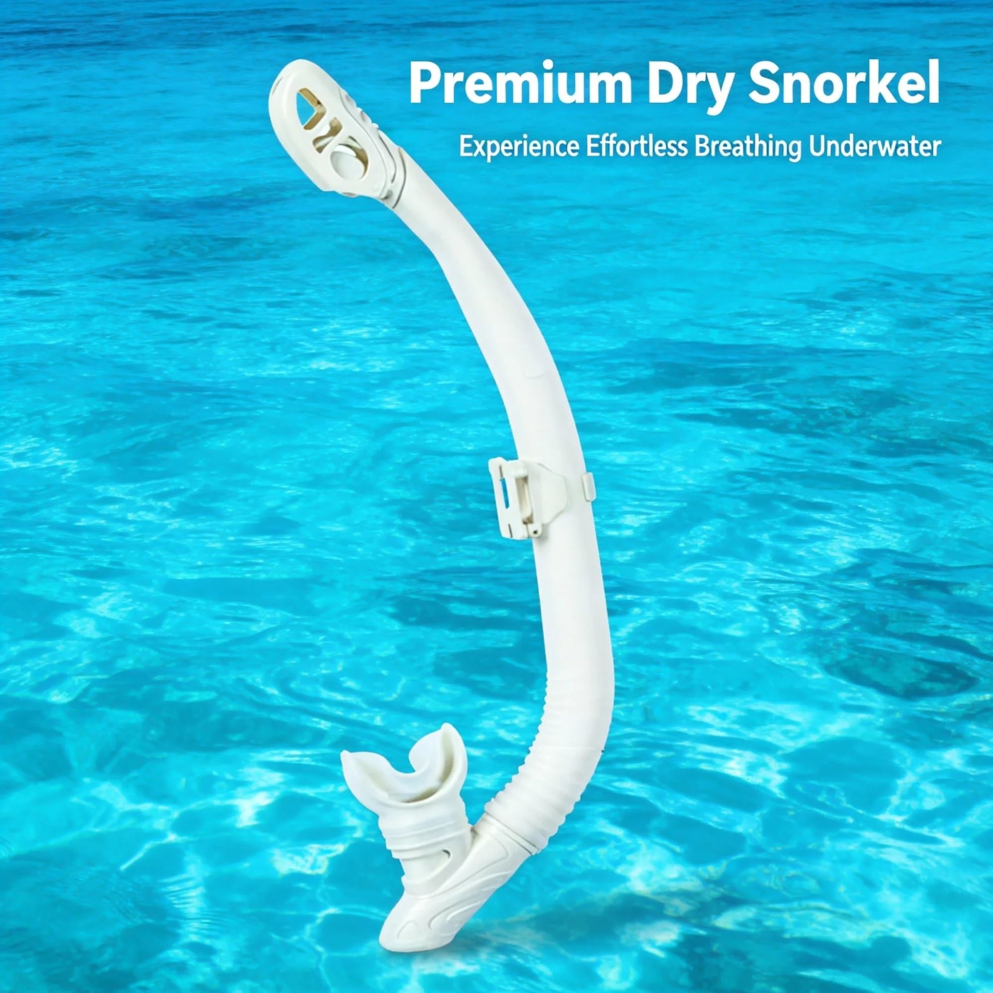 Boccaglio Secco Adulti per Snorkeling & Apnea – con Valvola Superiore