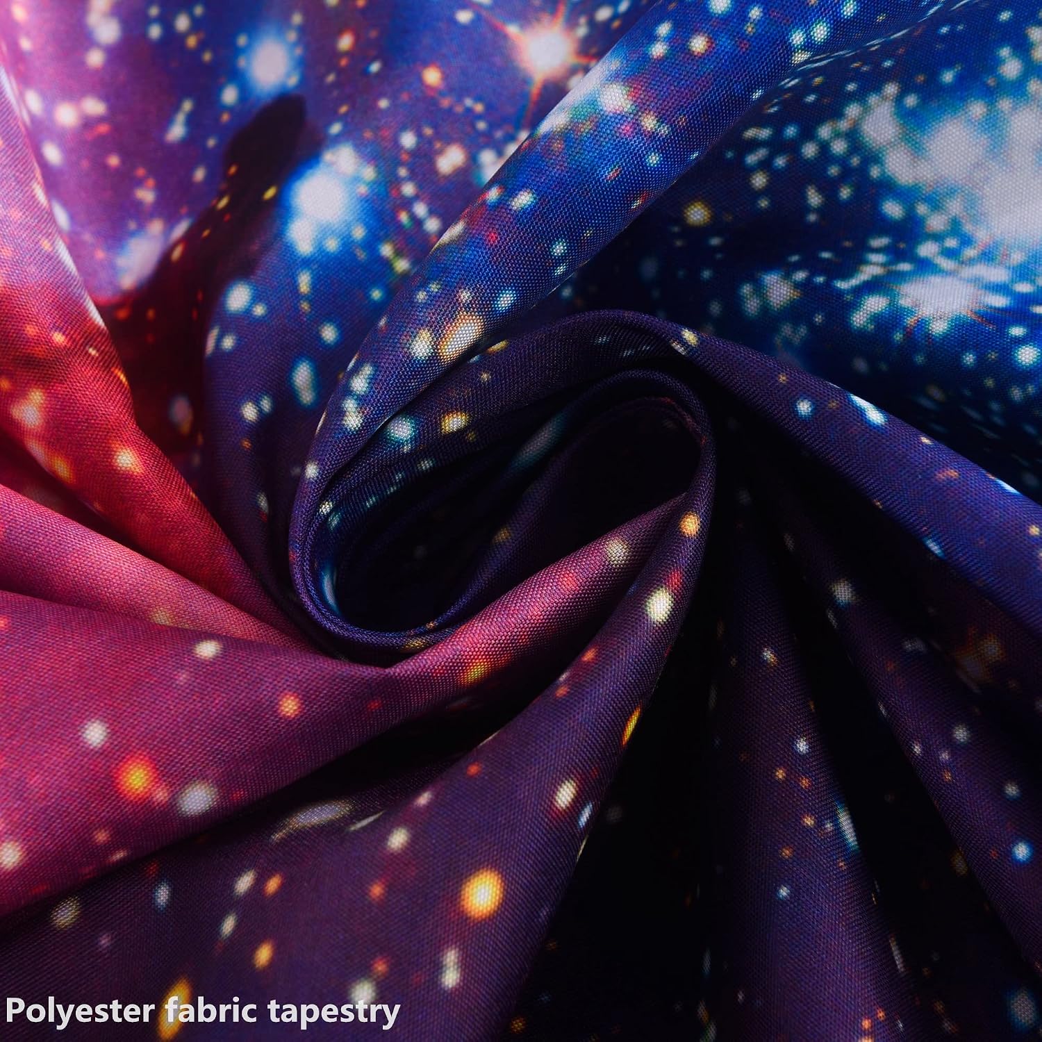 goodbath Space Wall Tapestry, Universe Galaxy and Star in Outer Space Wall Hanging for Living Room Bedroom Dorm, 80" x 60", Colorful