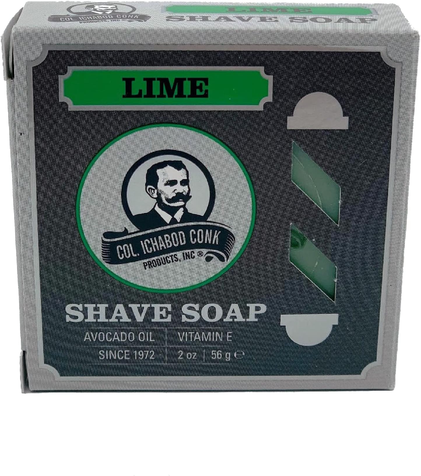 COL CONK LIME GLYCERINE SHAVE SOAP