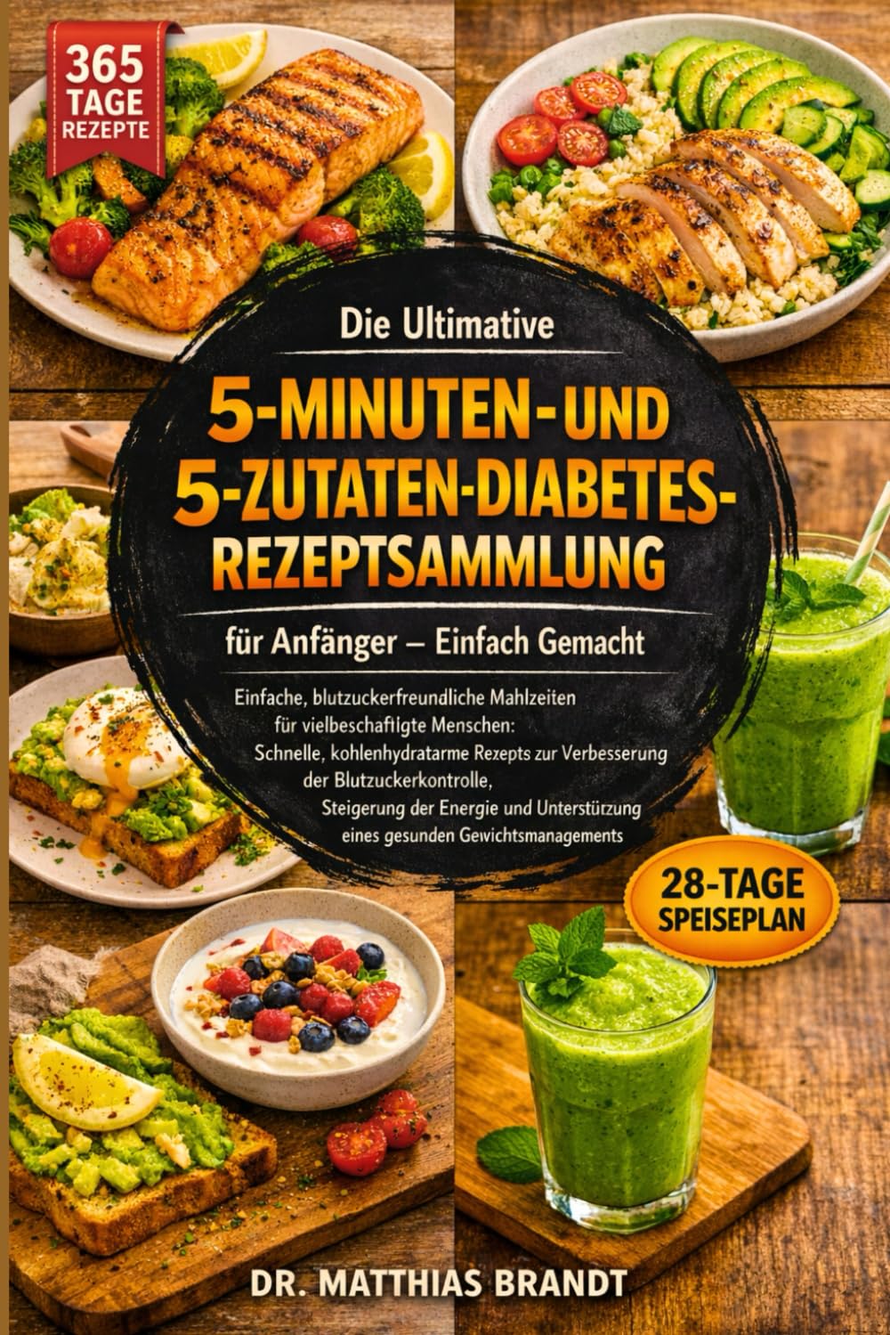 Die Ultimative 5-Minuten- und 5-Zutaten-Diabetes-Rezeptsammlung für Anfänger – Einfach Gemacht: Einfache, blutzuckerfreundliche Mahlzeiten für ... eines gesunden Gewichtsmanagements