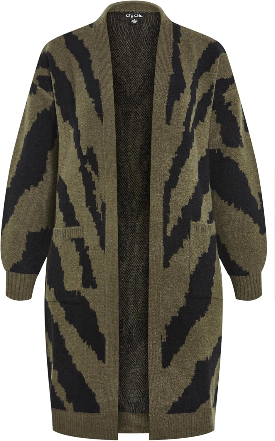 City Chic Women's Plus Size Earn Your Stripes Cardigan - Image 5