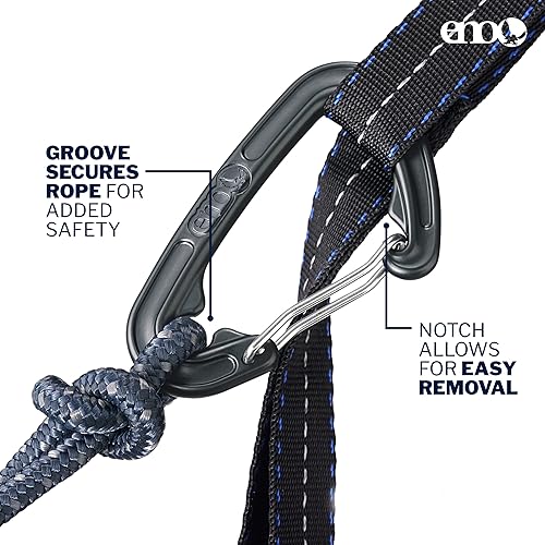 Miniatura 4 de ENO Hamaca DoubleNest con correas Atlas, ligera, portátil, hamaca de 1 a 2 personas, para camping, senderismo, mochileros, viajes, un festival o la