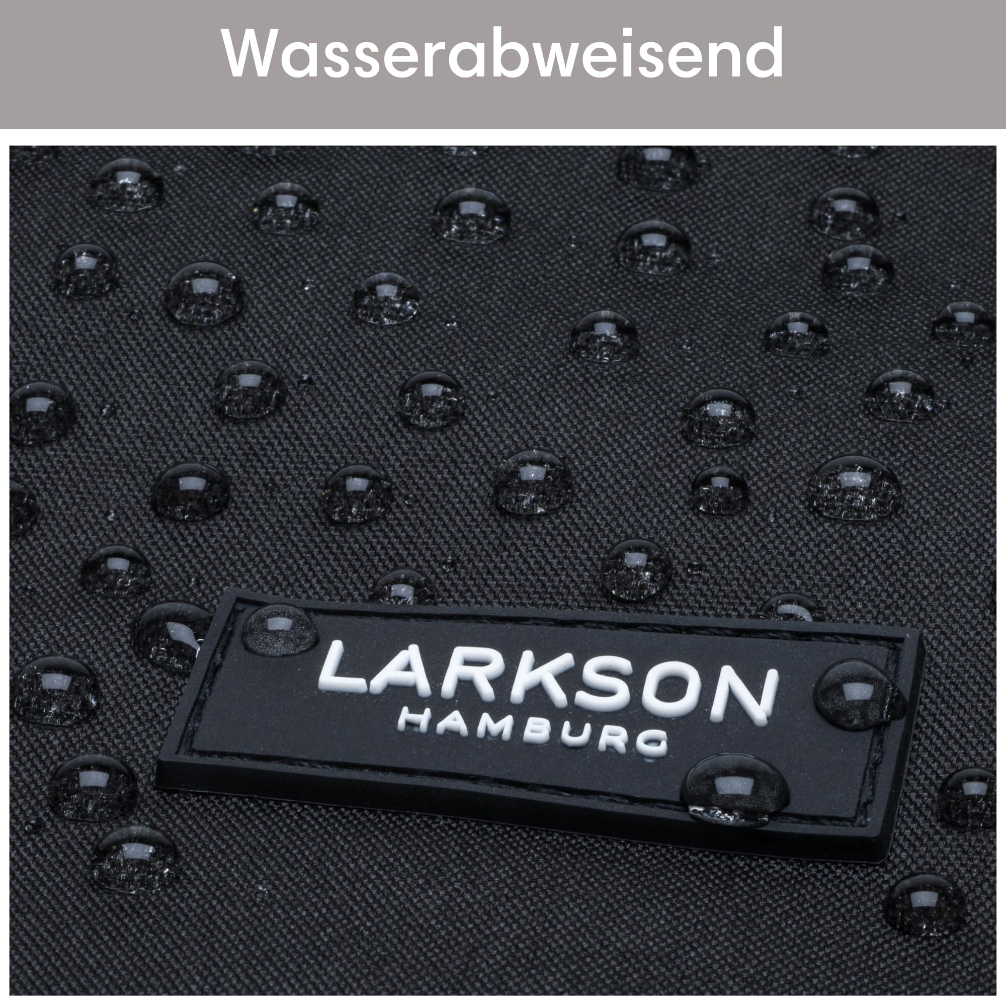 LARKSON Rucksack Damen & Herren - No 4 - Rolltop Backpack mit Laptopfach Uni, Arbeit & Fahrrad - Großer Reiserucksack - Wasserabweisend
