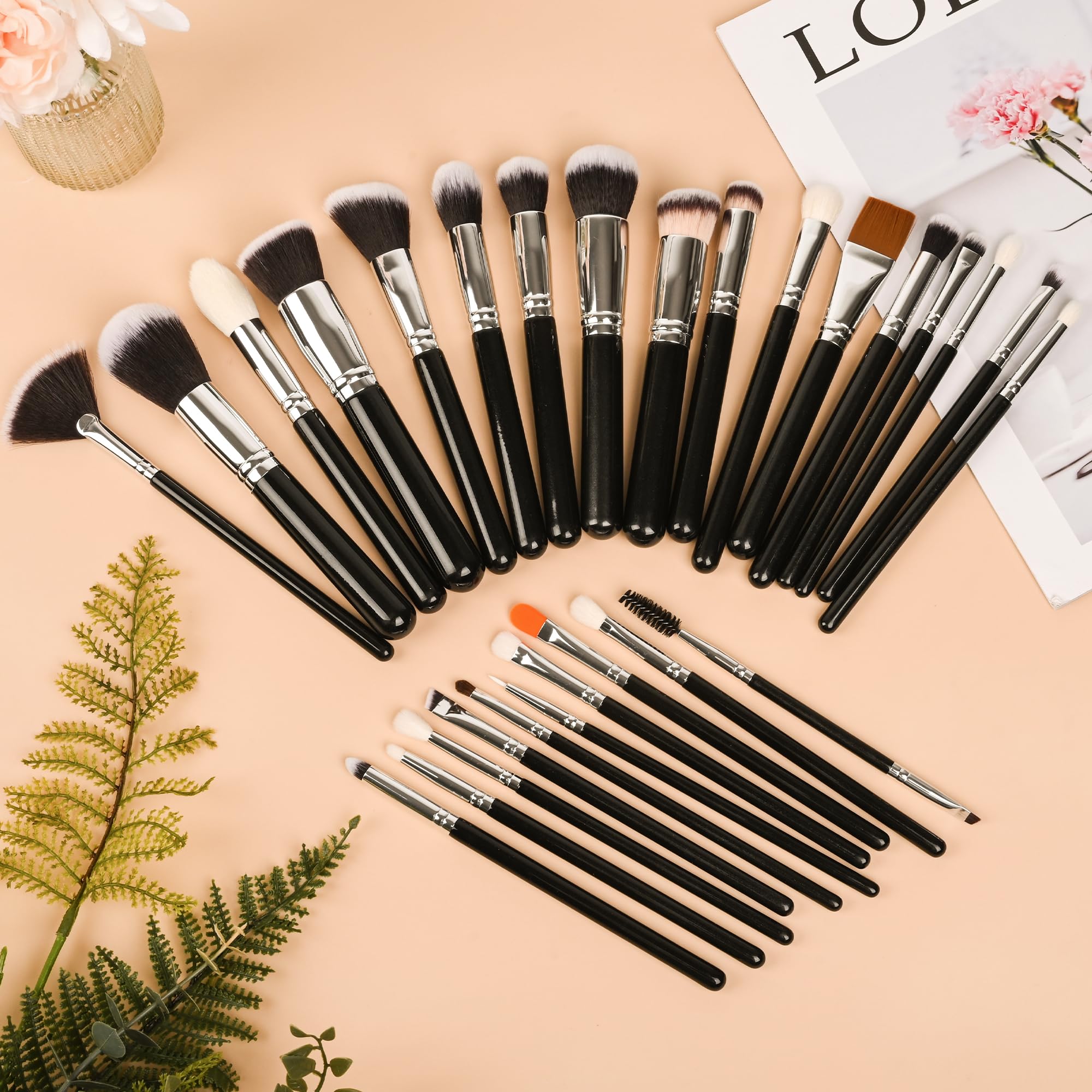 Kit de maquillaje, juego de herramientas de maquillaje multifuncional con brochas de maquillaje, brochas de maquillaje, juego de brochas de maquillaje, satisface las necesidades de maquillaje de todas