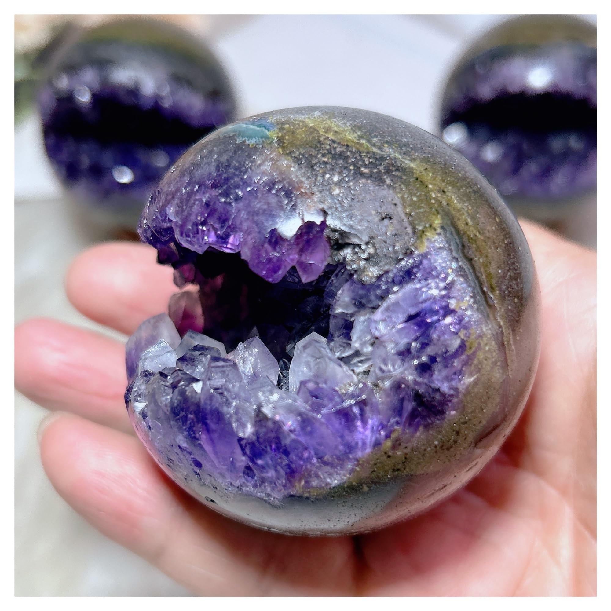 アメジスト 球体 インテリア装飾 【公式通販】