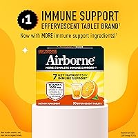 Vista 2 de Comprimidos efervescentes de Airborne sabor naranja, 100246, Anaranjado, 3, 1