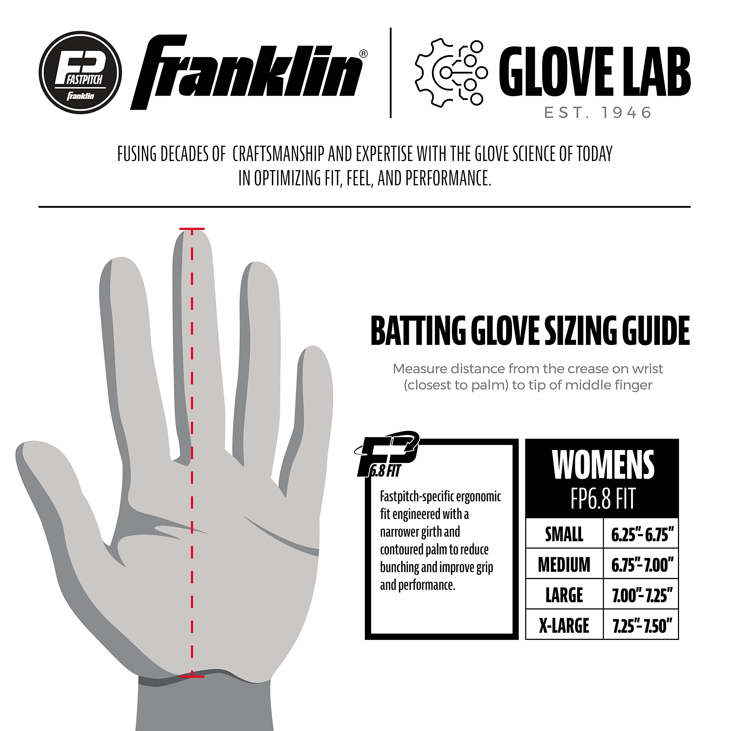 Gants De Frappe Franklin Classic X - Femme Taille M - Blanc/Rouge - Neufs
