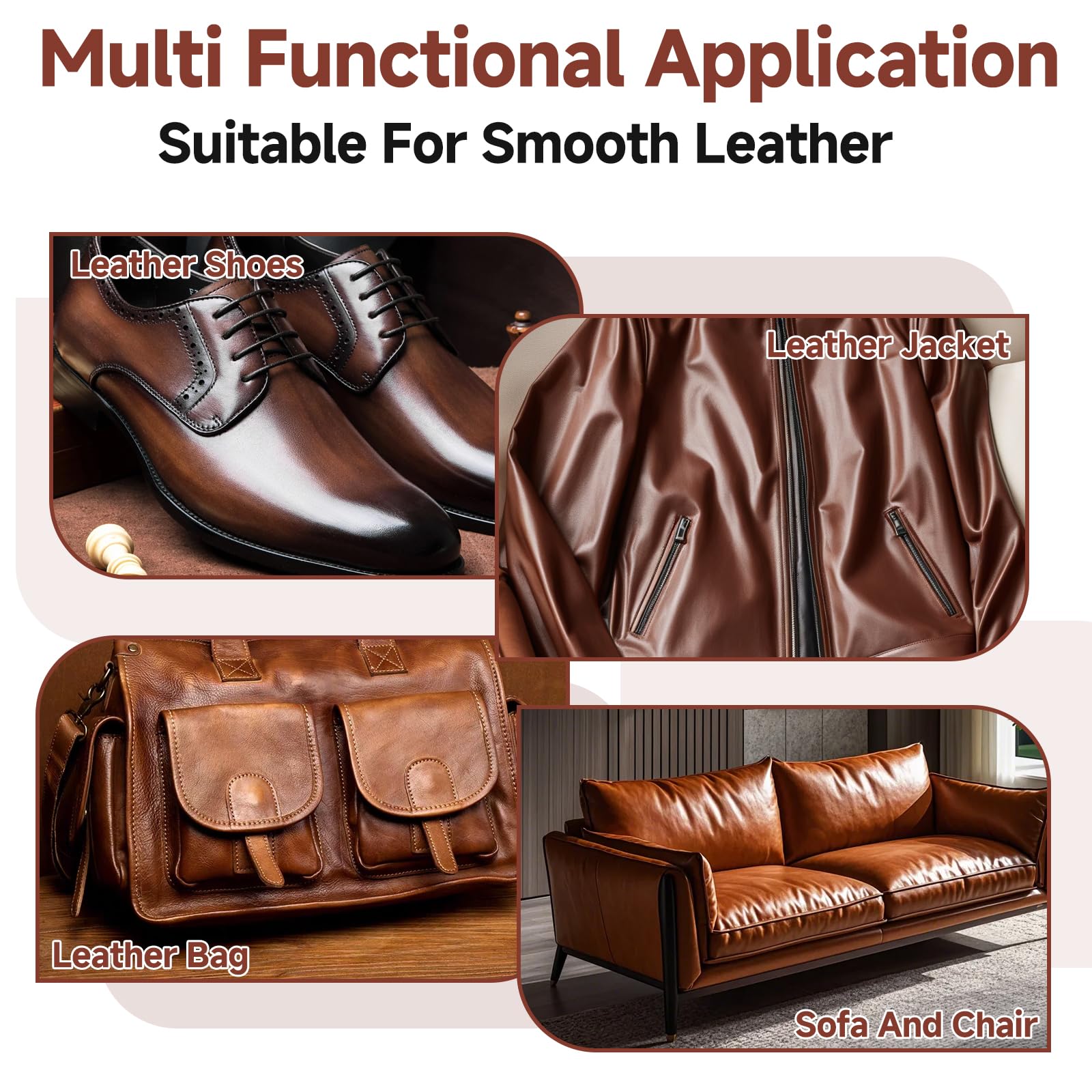 Juego De 4 Cepillos para Zapatos, Kit De Limpieza De Zapatos Cerdas De Crin De Caballo, Cepillos De Cerdas Naturales para Pulir Zapatos, Limpiar Cuero y Muebles