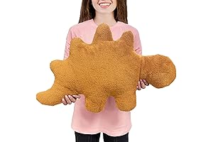 Giant 23.8" Dino Nugget Pillow For Cuddle Buddies Of All Ages!