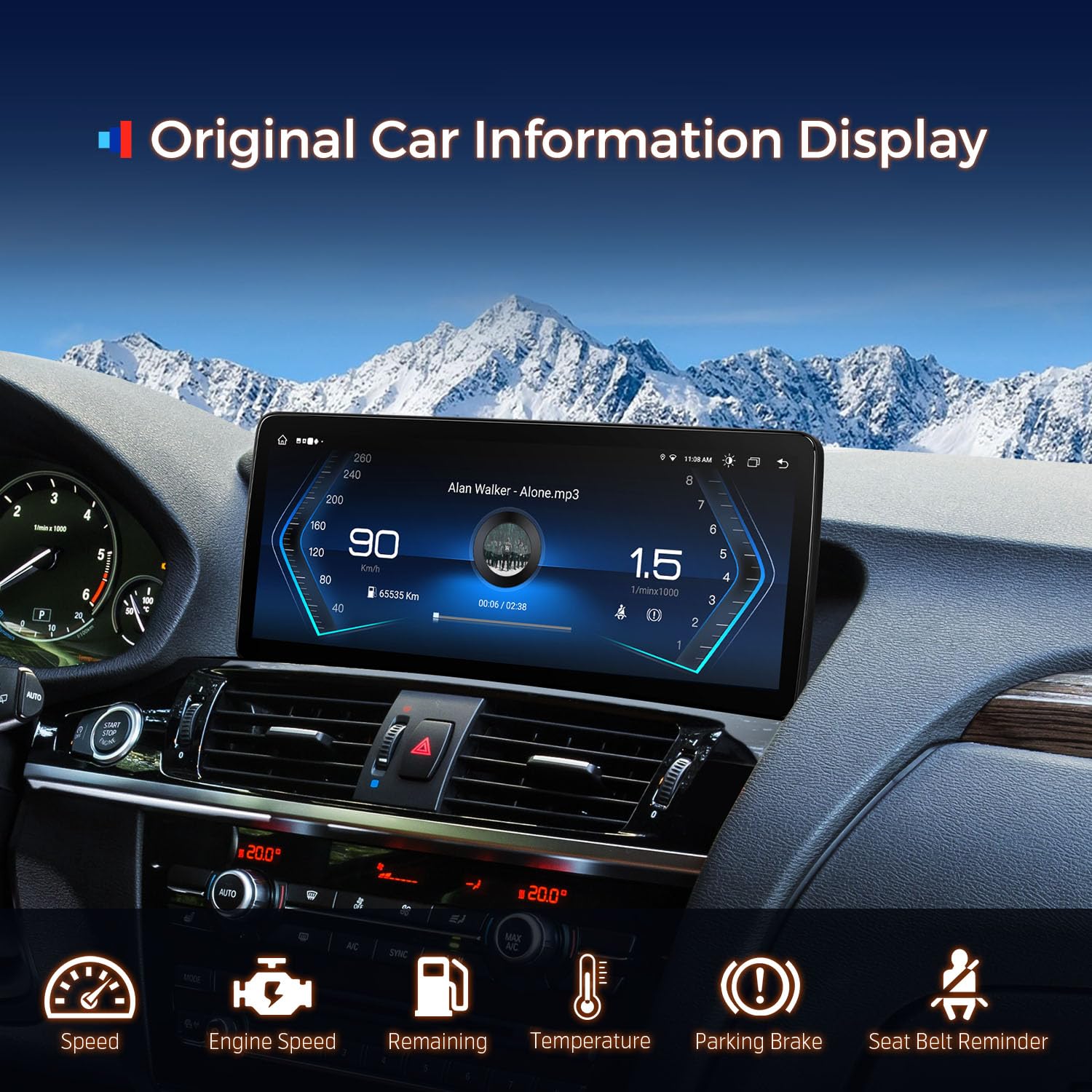 Amazon.com: XTRONS 12.3 Inch Android 14 Car Stereo for BMW X3 F25