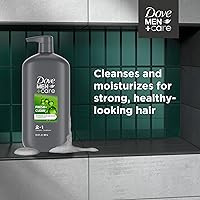 Vista 7 de DOVE MEN + CARE 2 in 1 Shampoo and Conditioner Fresh & Clean for Clean Hair Shampoo and Conditioner for Stronger, Healthy Hair Everyday 31 oz