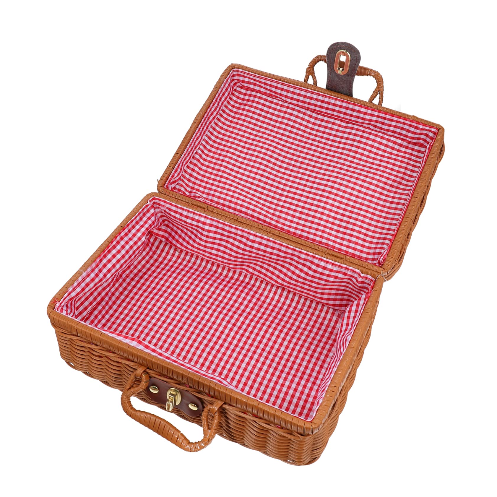 Boîte rétro tissée main Levemolo : rangez le désordre avec cet étui grand format