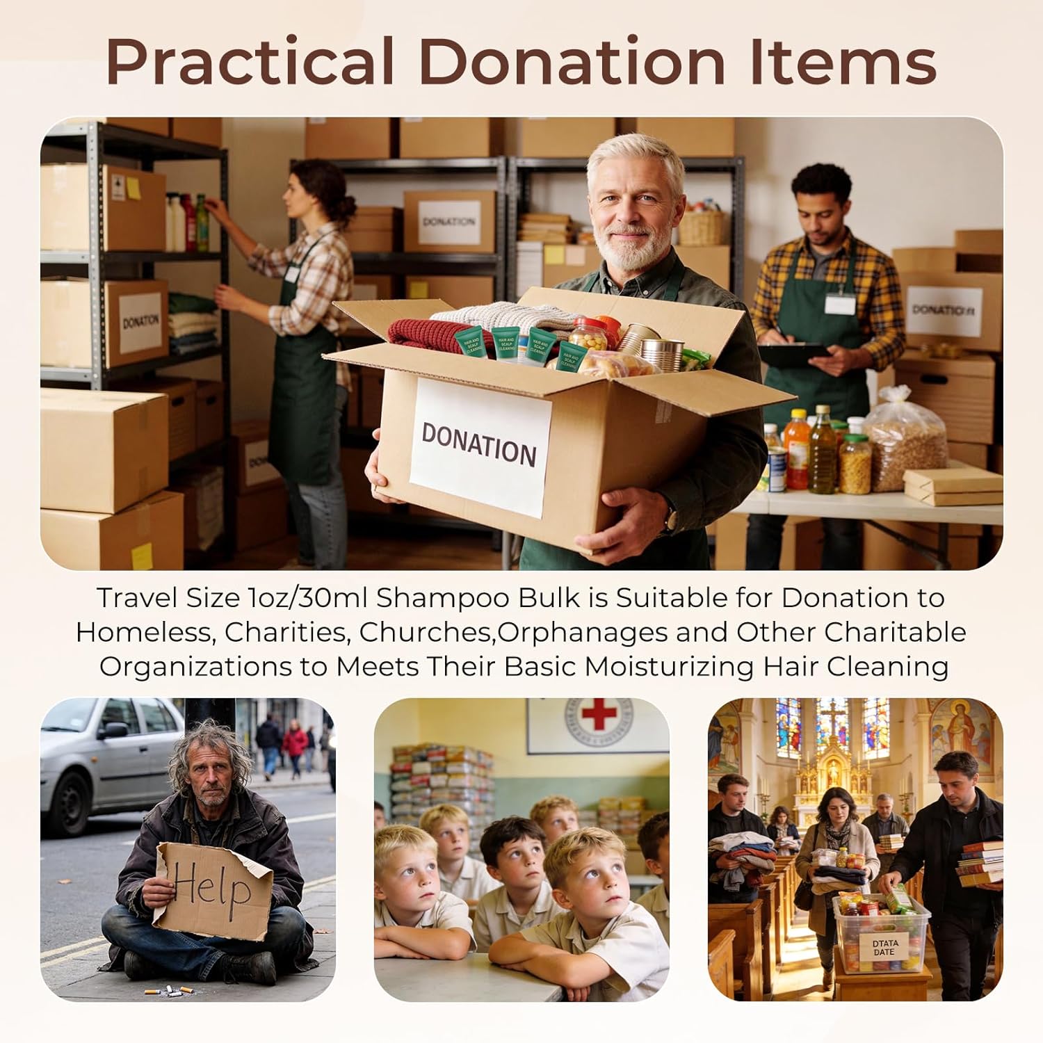 Mini Shampoo Gel Set, Individually Wrapped Travel Size Shampoo Bulk, Small Trial Sample Single Use Men Women Toiletries Amenities Kit for Hotel/Camping/Vacation/Homeless 1 Fl Oz (Pack of 200)