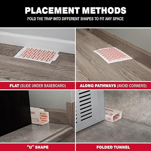 Miniatura 7 de Catchmaster Trampa para ratones Multi-Catch - Paquete de 12 repuestos, trampas humanas para ratones para interiores para el hogar, incluye tablas de