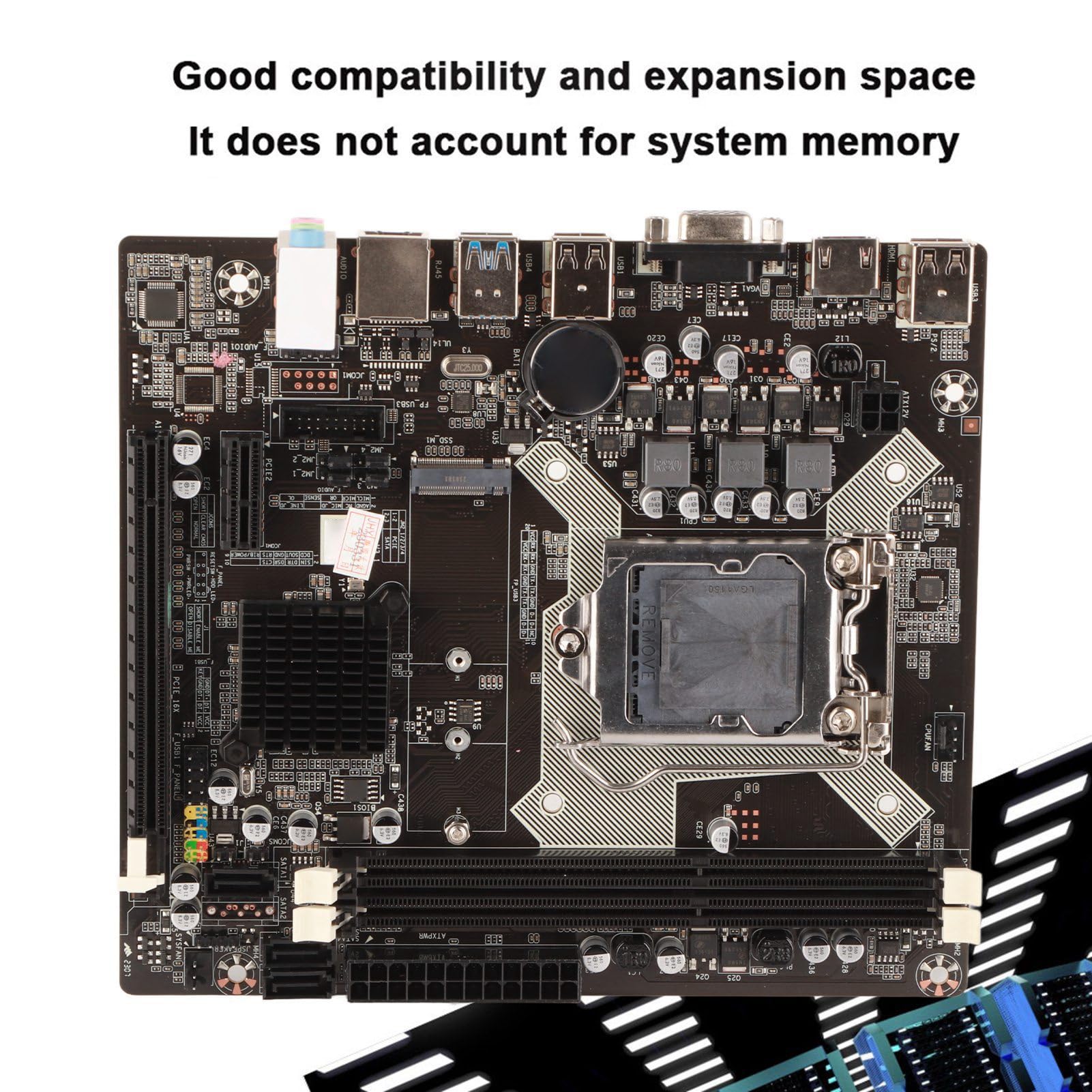 H81 LAG1150 DDR3 Motherboard 2.0 USB 2.0 Supporto VGA+ Dual Output Mainboard per PC Desktop di per Giocatori