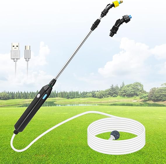 SideKing Battery Powered Sprayer Wand, 23.6" Telescopic