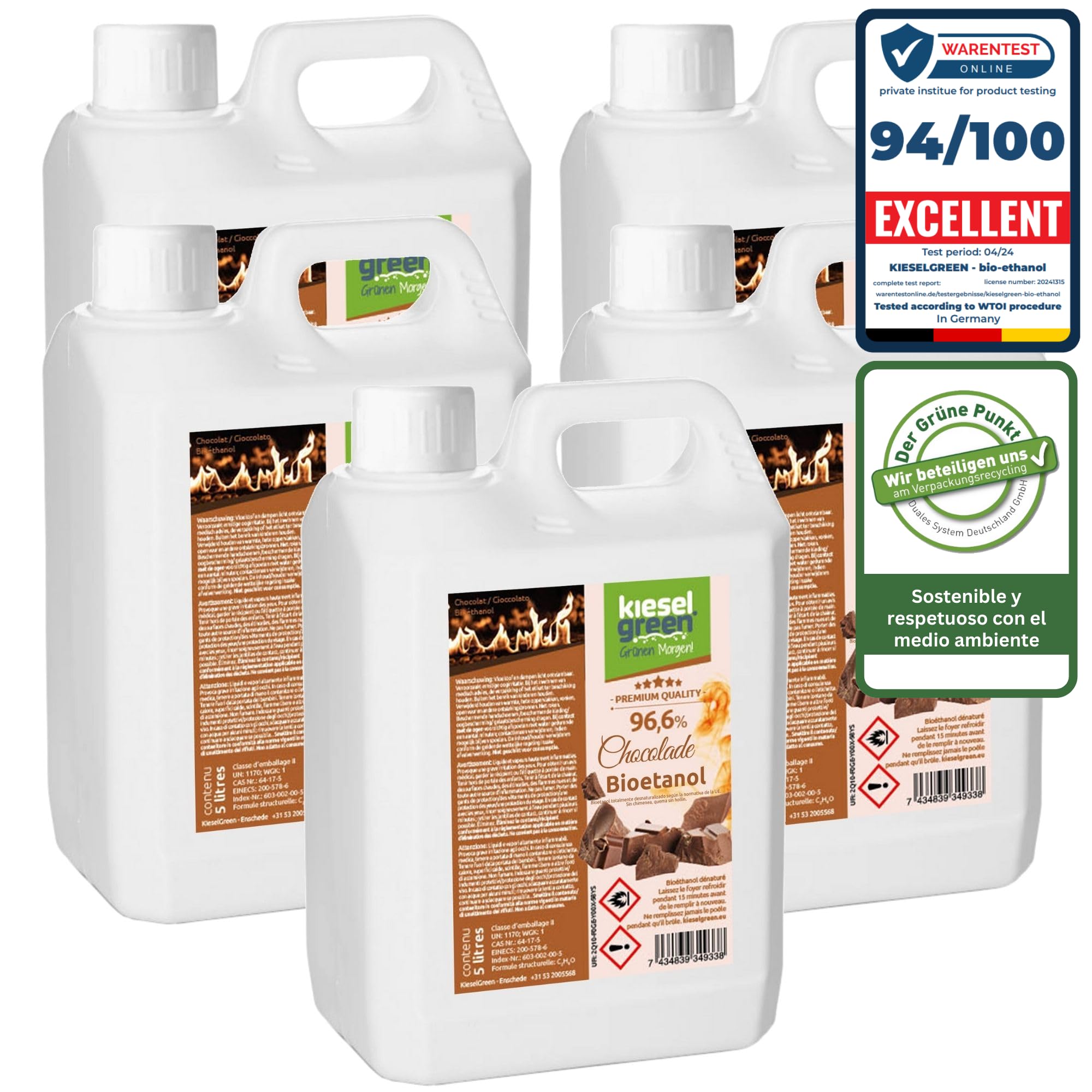 Bioetanol 25 Litros con Fragancia para Chimenea de Etanol, Muchas Variedades – Bioalcohol como Fragancia de Ambiente – Estufas de Bioetanol, Biochimenea Etanol, Ethanol (S25)