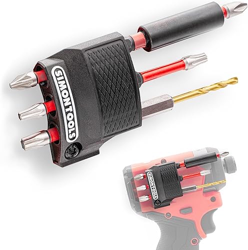Driver & Drill - Soporte magnético para brocas Simon tools Gen 3 Milwaukee para Impact Driver M12, soporte para brocas de impacto con lado magnético