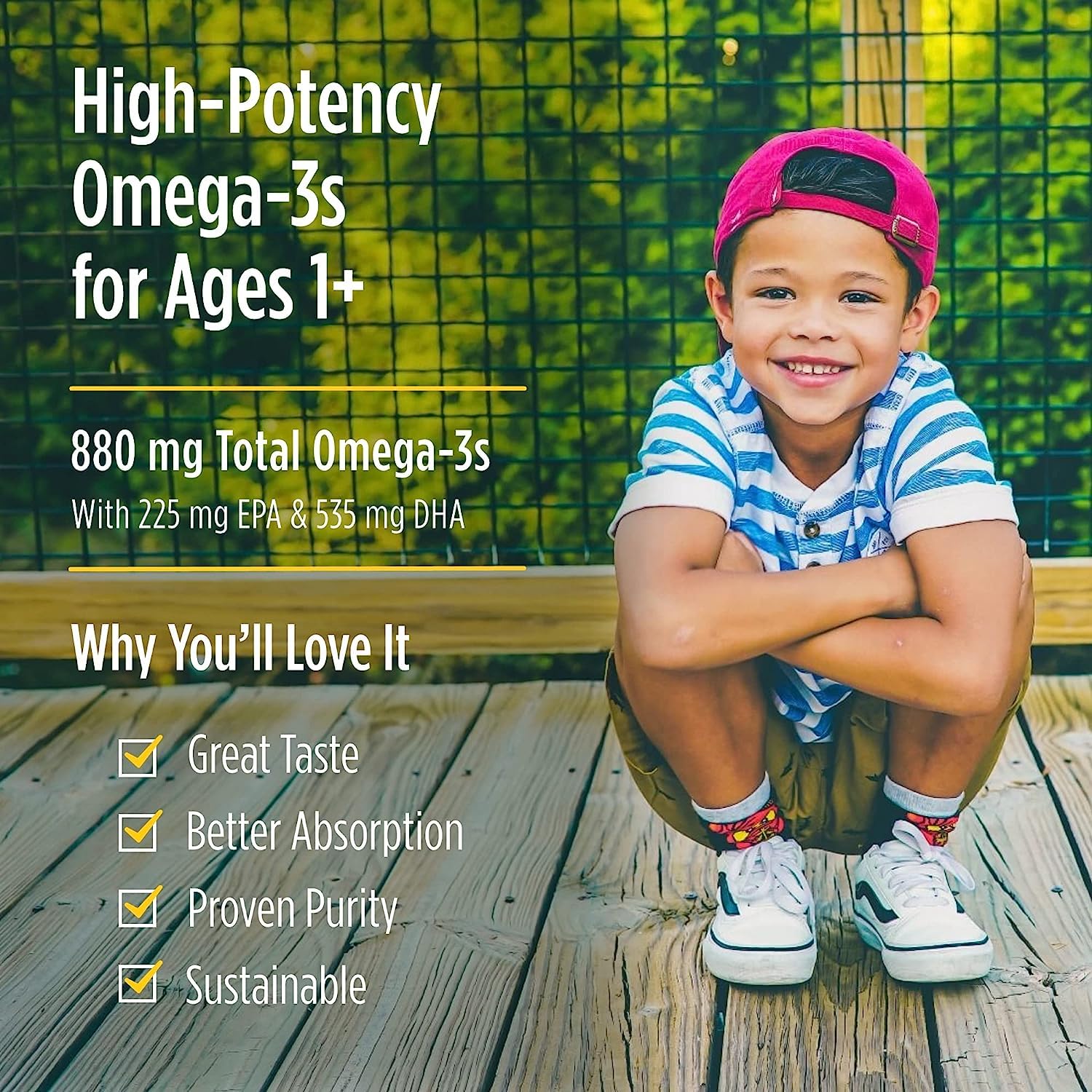 DHA Xtra, 880 mg Berry Punch - 60 ml.