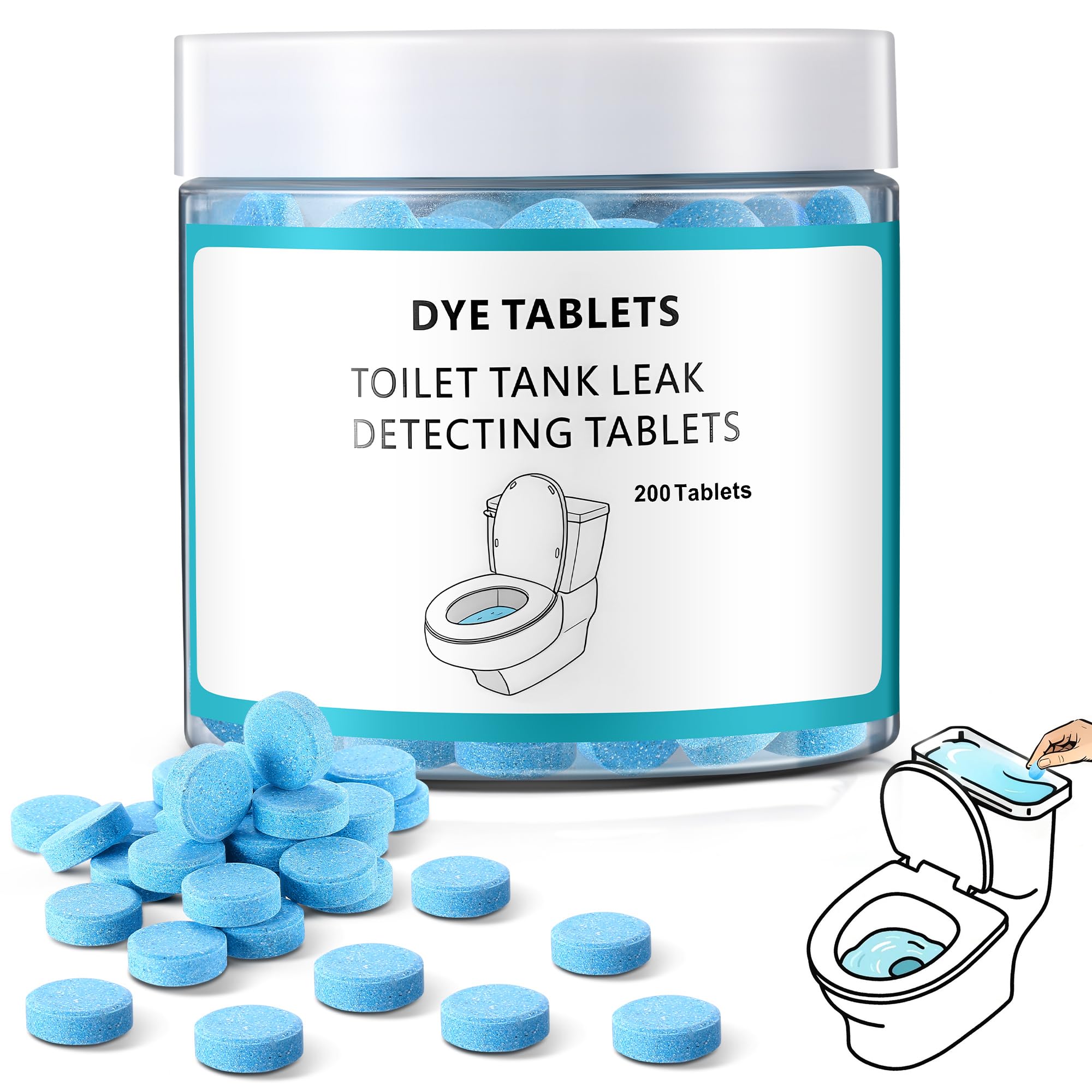 Toilet Leak Detection Tablets - Find Hidden Leaks! -9