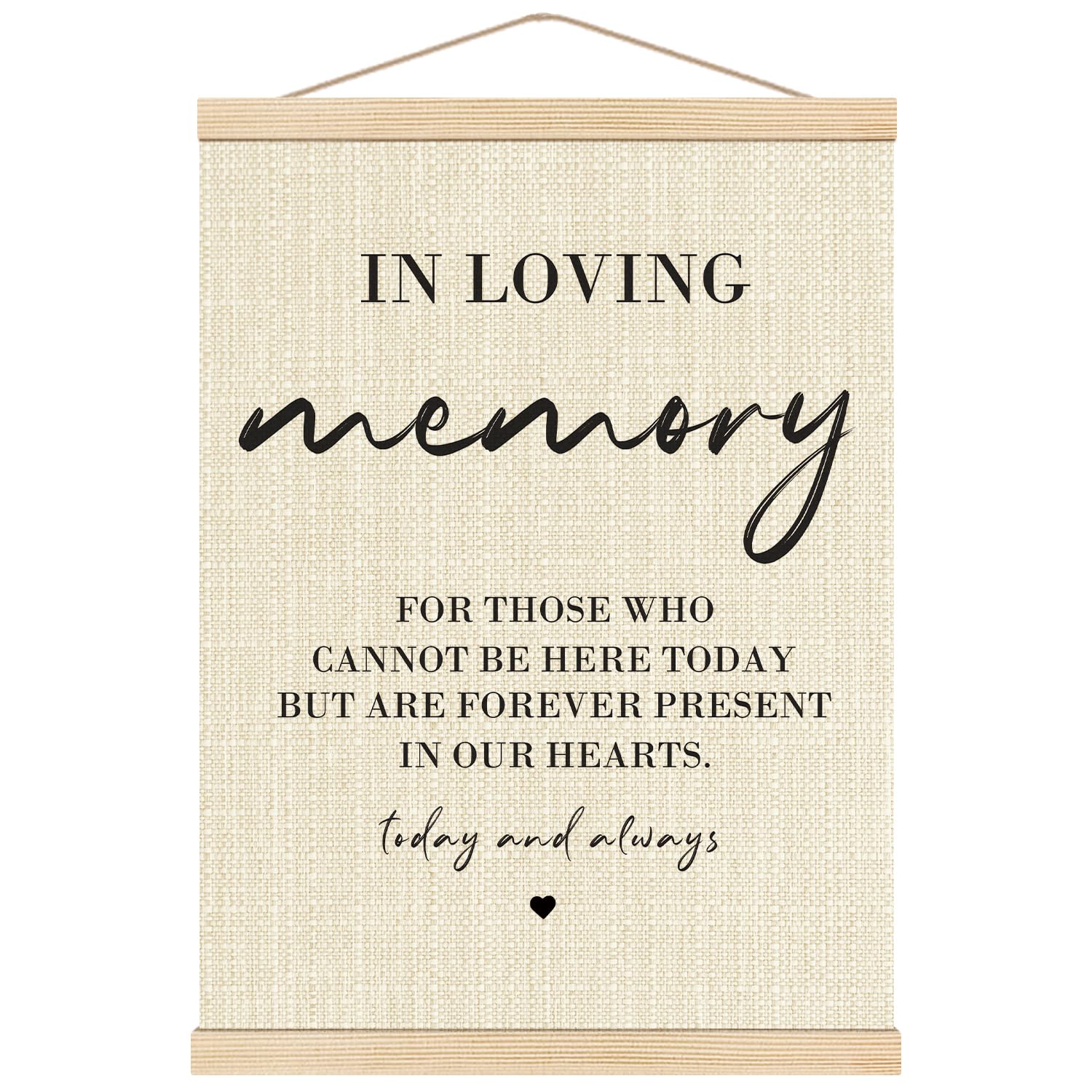 Boat Wades Poster Hanger Frame, In Loving Memory Wedding Sign, 12x16 Inch