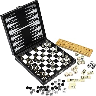 Desconocido- Scacchi Caja multijuego, Color marrón (.)