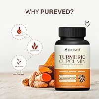 Vista 6 de Curcumina de cúrcuma 90 cápsulas vegetales con pimienta negra y jengibre para una mejor absorción 100% pura y natural Fabricado en la India