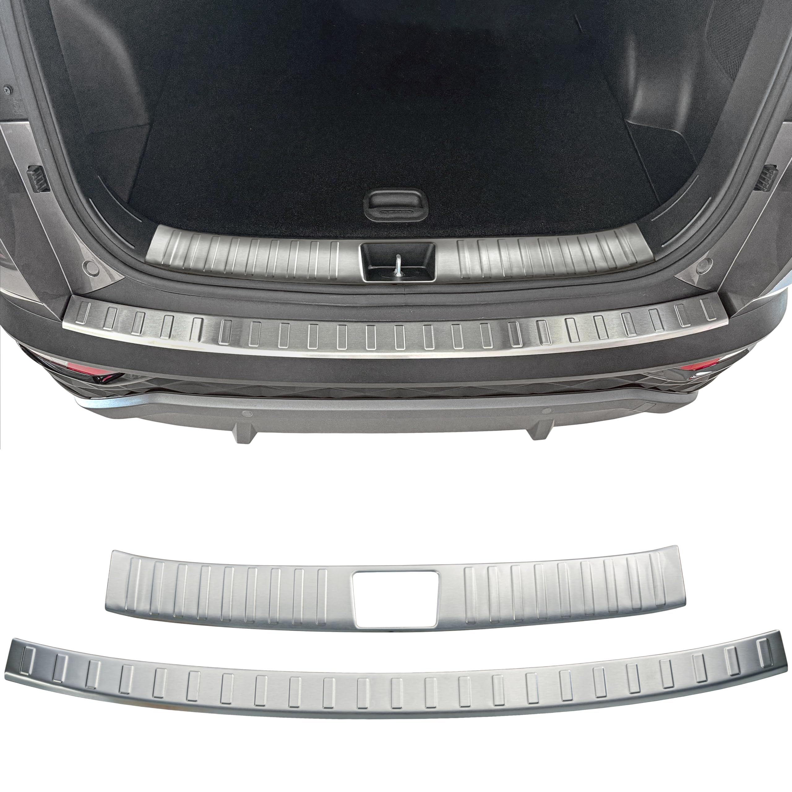 Ladekantenschutz Aus Edelstahl Für Hyundai Tucson IV (NX4) Ab 2020 – Gebürstet, Rostfrei