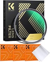 Vista 1 de K&F Concept Filtro de protección UV MC de 3.031 in con 28 revestimientos multicapa HD/hidrofóbico/resistente a los arañazos, filtro UV ultra delgado