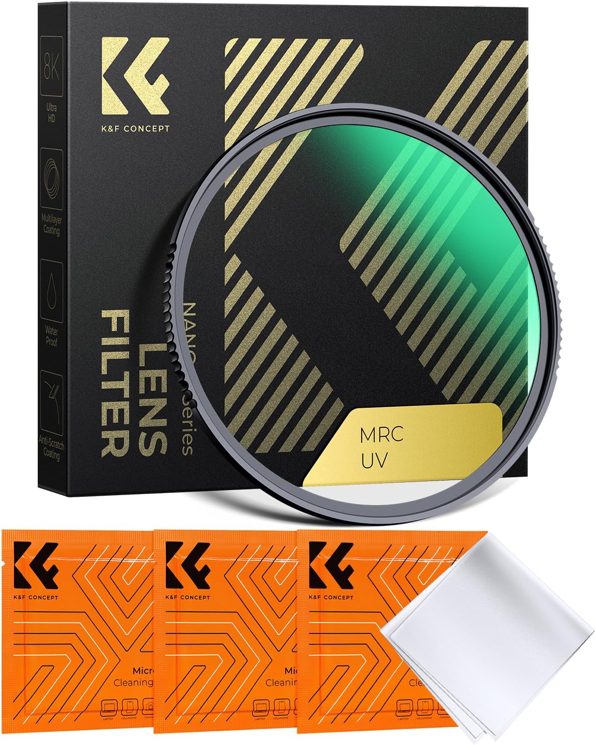77mm MC UV Protection Filter with 28 Multi-Layer Coatings HD/Hydrophobic/Scratch Resistant Ultra-Slim UV Filter for 77mm Camera Lens (Nano-X Series)