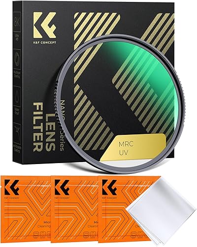 K&F Concept Filtro de protección UV MC de 1.457 in con 28 revestimientos multicapa HD/hidrofóbico/resistente a los arañazos, filtro UV ultra delgado