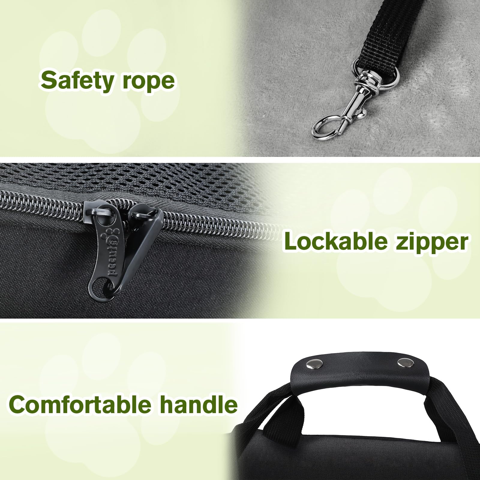 Pecute Cat Carrier Expandable, Extra Large Pet Carrier Bag, Foldable Cat Carrier Bag with Breathable Mesh, Pet Carrier Transport Bag for Dogs and Cats, with Shoulder Strap and Pet Bowl - image 4