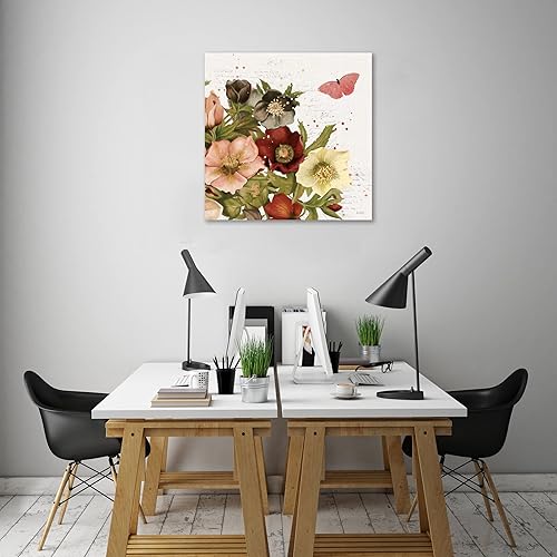 Miniatura 6 de Jaxson Rea "Vintage Petals III Gallery Wrapped Canvas by Katie Pertiet, 24" x 24"