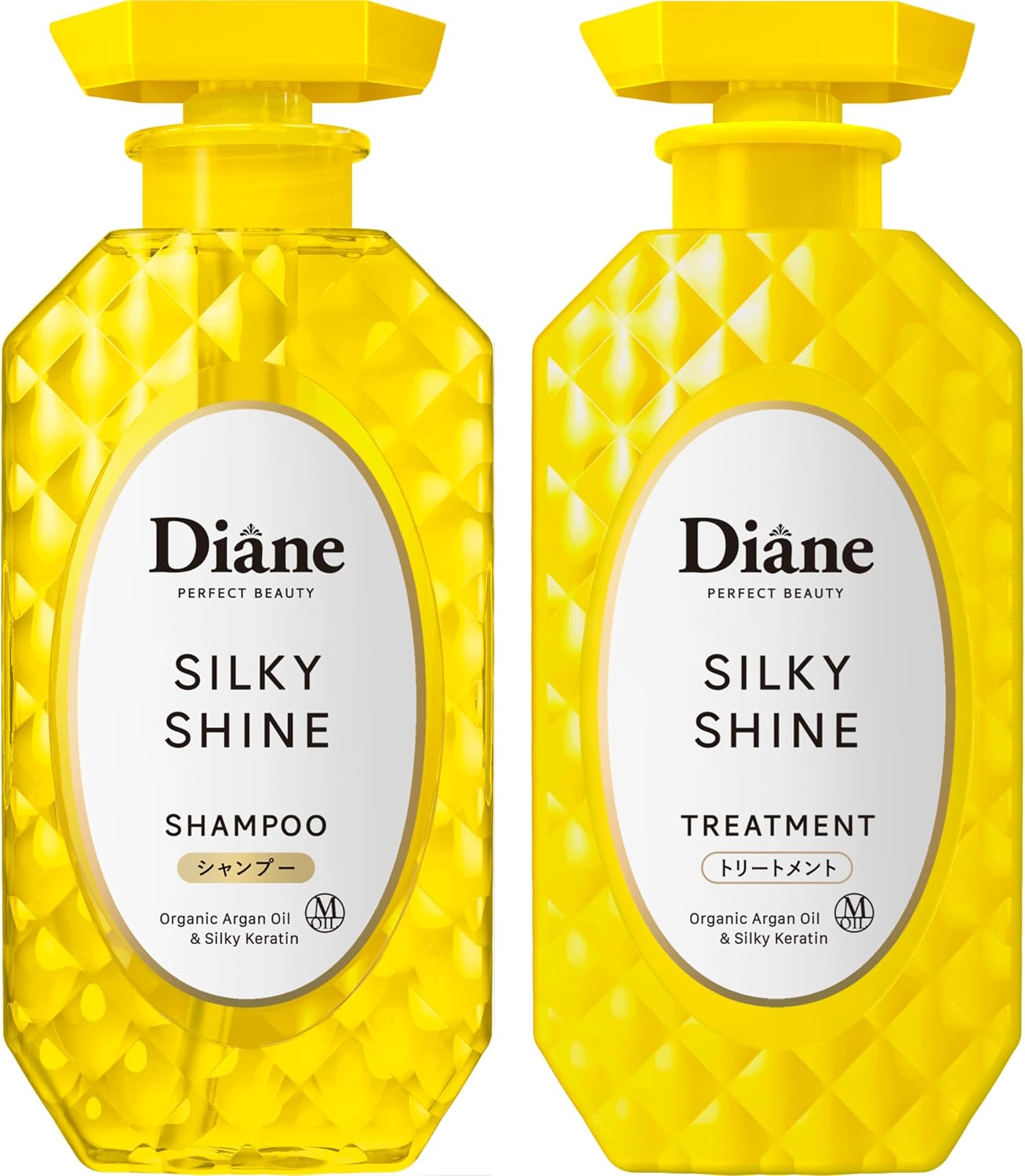 【1,099円】Diane(ダイアン) シャンプー&トリートメント [シルキーシャイン] ホワイトベリームスクの香り パーフェクトビューティ セット 450ml×2