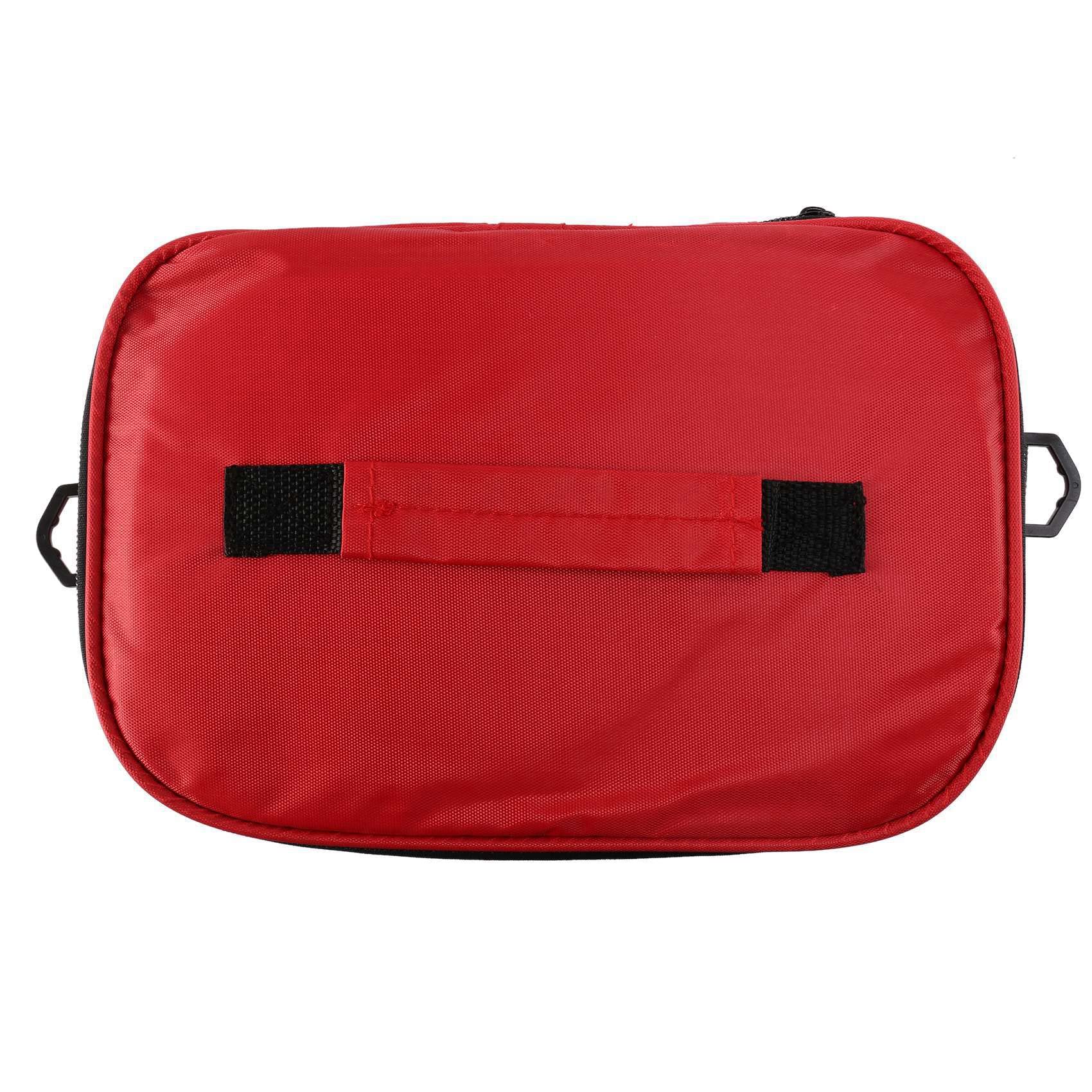 10 x kit de primeros auxilios al aire libre deporte camping bolsa casa médica emergencia paquete rojo nylon