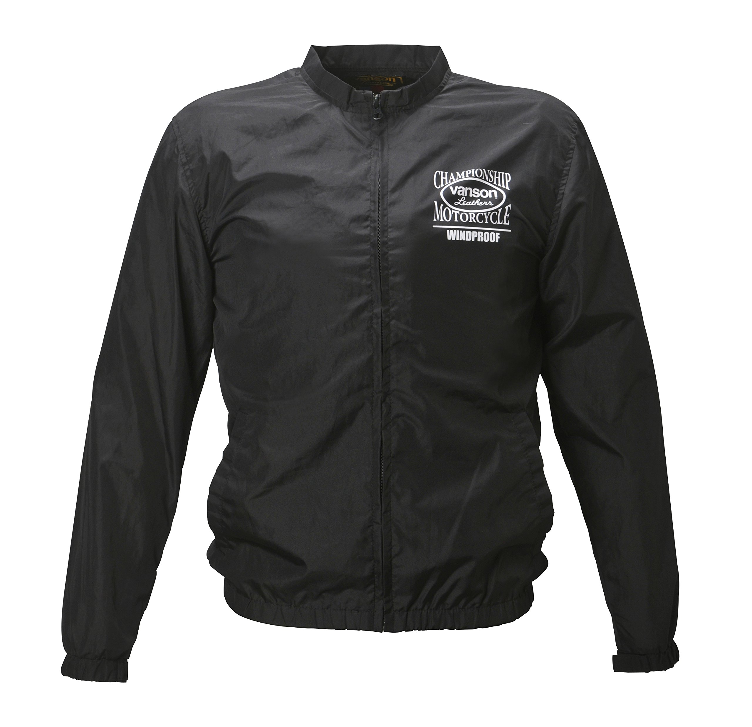 Amazon | VANSON(バンソン) ウインドプルーフインナージャケット BLACK