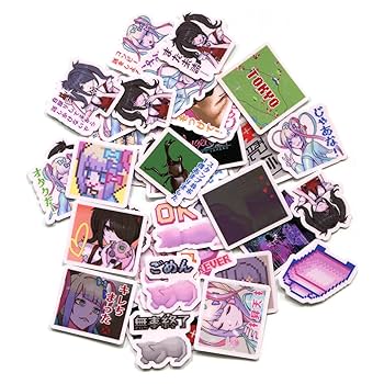 Amazon.co.jp: 二ーディガールオーバードーズ ステッカー 超てん