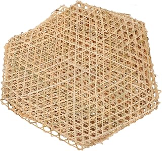 Xmas Weaving Bamboo Pendants 10pcs Bamboo DIY Wall Decor Brown | Handmade Ornaments for Bedroom or Room, Classical Stylish Look, Children Craft Gift, Mini Doll Decor