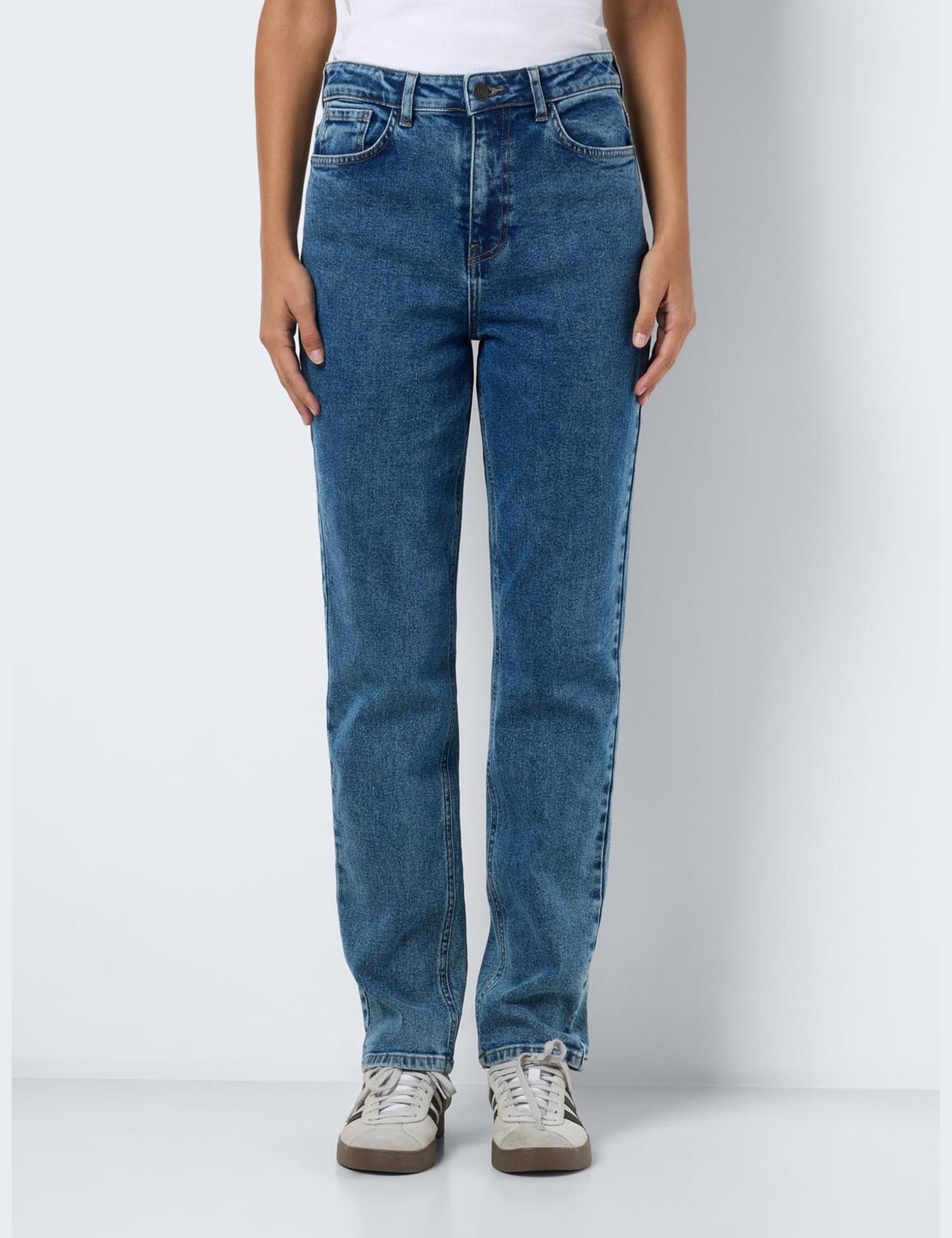 NOISY MAY Nmdaisy Hw Mom Fit Jean Az394mb Fwd Noos - spodnie jeansowe Kobiety