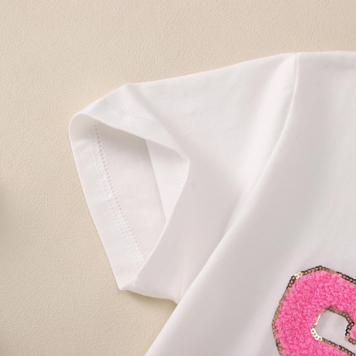 Ritatte Birthday Girl Shirt Kids Girls 5th 6th 7th 8th 9th 10th T-Shirts Sequin Embroidered Party Outfit 5-10 Years - Image 6